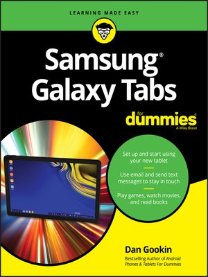 cover image of Samsung Galaxy Tabs For Dummies